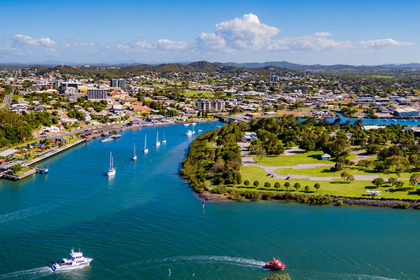 Gladstone aerial view