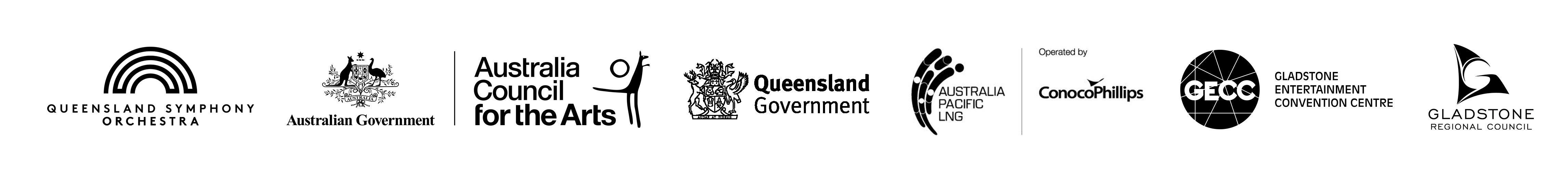 QSO Symphony Under the Stars: Superfamous event sponsor logos